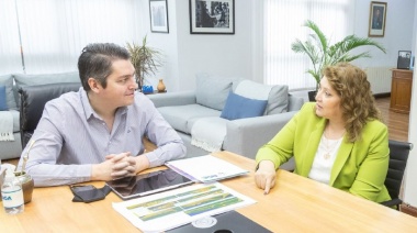 Martín Perez agradeció a Yutrovik las gestiones ante el Gobierno Nacional