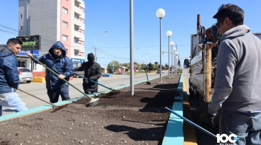 El Municipio de Río Grande continúa con el embellecimiento de espacios públicos