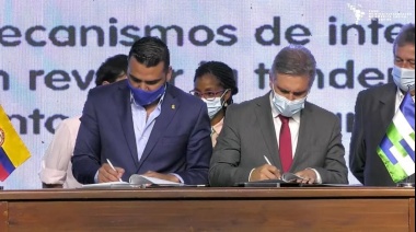 Vuoto firmó la declaración de Barranquilla por las Ciudades Sostenibles y la Biodiversidad