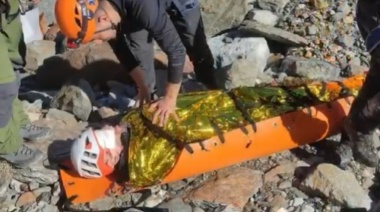 Vital rescate de turista israelí con hipotermia y múltiples fracturas