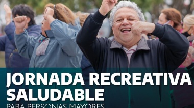 Jornada recreativa saludable para personas mayores