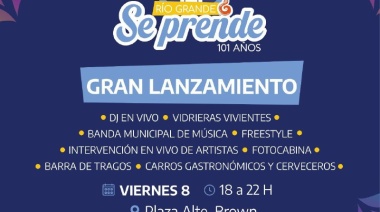 Este viernes, lanzamiento de "Río Grande se prende"