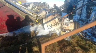 Peritaje del Lear Jet caído en Río Grande