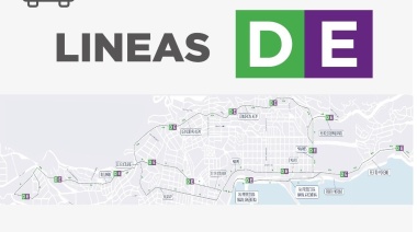 Quedarán unificados los recorridos de las líneas de colectivas D y E