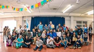 "La Familia del Tambor" celebró el Mes de las Infancias en el Kayú Chenén