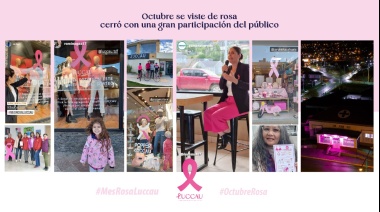 LUCCAU: "Octubre se viste de rosa" cerró con gran participación del público