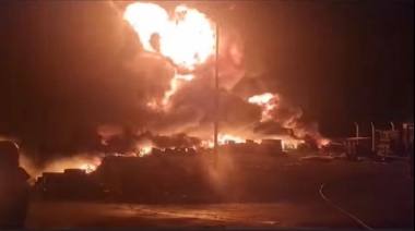 Incendio en la Planta Recicladora de Ushuaia