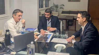 El intendente Vuoto continúa gestionando obras para la ciudad