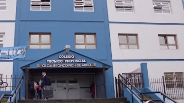 Movilización de alumnos de la EPET