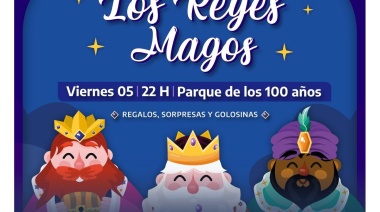 Los Reyes magos llegan al Parque de los 100 Años