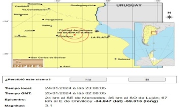 Doble sismo en Argentina: Buenos Aires y Tucumán afectados en menos de 24 horas