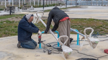 Trabajos de mejoras en más de 40 plazas de Río Grande