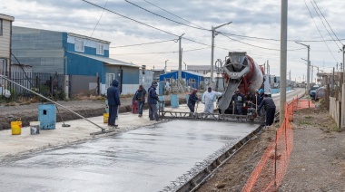 Avanzan las obras de infraestructura en la zona sur de Río Grande