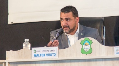 Claro mensaje conciliador del intendente Walter Vuoto