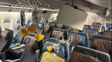 Un muerto y al menos 30 heridos por fuertes turbulencias en un vuelo de Londres a Singapur