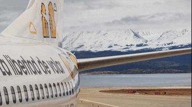 Flybondi anunció que a partir de mañana, volará de Ushuaia a El Calafate