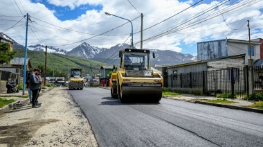 La calle Padín Otero, recientemente repavimetada, ya se encuentra abierta al tránsito