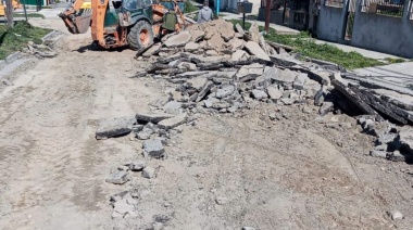 Plan de repavimentación: Se trabaja en Bouchard y Náufragos del Cervantes