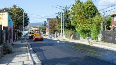 Repavimentaron la calle Arturo Coronado
