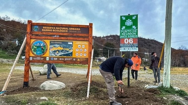 Colocaron cartelería en la Reserva Natural Urbana del Barrio Ecológico