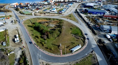 Concluyen la primera etapa de la pavimentación del ingreso a Ushuaia