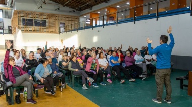 Brindaron una charla de prevención sísmica a adultos mayores