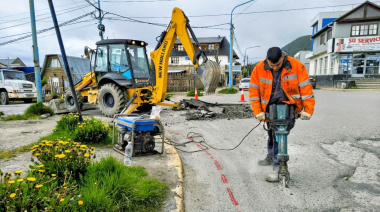 Avanzan con el fresado de Primer Argentino para su repavimentación