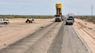 Tras una orden judicial Vialidad empezó a reparar una ruta en la Patagonia