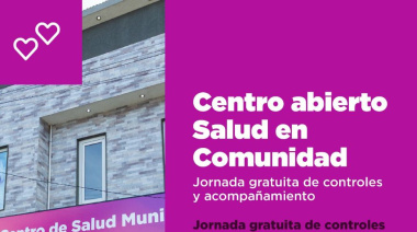 Nueva jornada libre, gratuita y sin turnos previos en el Centro de Salud Municipal