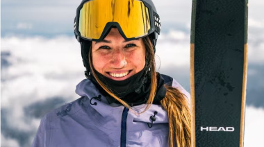Histórico: la esquiadora argentina que ganó el Freeride World Tour en Val Thorens