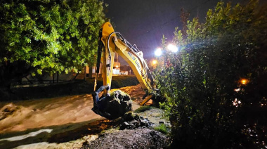 "Estamos trabajando en calles de tierra y en el monitoreo de la limpieza de pluviales y bocas de tormenta"