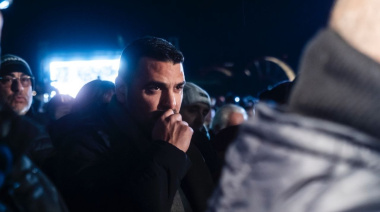 Junto a la comunidad, el intendente Vuoto, fue parte de la Vigilia del 2 de Abril