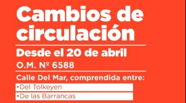 Implementan nuevos sentidos de circulación en distintos sectores de Ushuaia