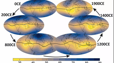 Identifican el origen del 'agujero' magnético del Atlántico sur que pone en peligro a satélites y astronautas