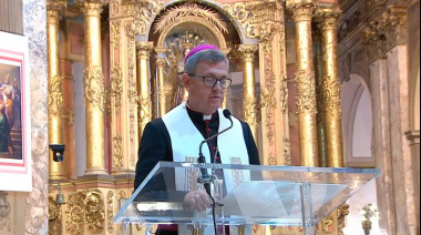 García Cuerva, educada pero firmemente, reclamó por los valores evangélicos