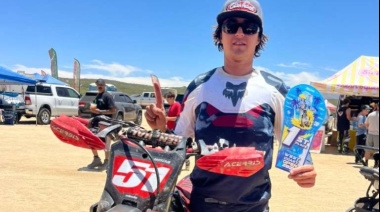 Facu Onyszczuk volvió a acelerar y festejó en California