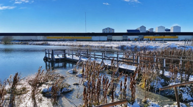 La Laguna de los Patos se encuentra inhabilitada para actividades sobre hielo