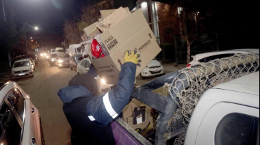Se llevó adelante la recolección de cartón en los centros comerciales de la ciudad