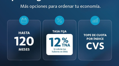 El Banco Nación suma una línea UVA para regularizar deudas en hasta 120 cuotas