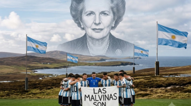 La historia de la bandera de Malvinas que terminó en manos de los jugadores argentinos