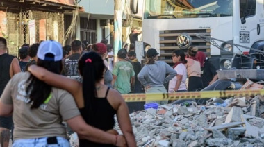 Una fuerte réplica volvió a sacudir Colombia en medio del operativo para buscar sobrevivientes