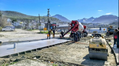 Continúan los trabajos de ampliación del Paseo Costero de Ushuaia