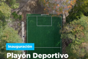 Inaugurarán el Playón Deportivo en el Barrio Dos Banderas