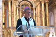 García Cuerva, educada pero firmemente, reclamó por los valores evangélicos