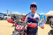 Facu Onyszczuk volvió a acelerar y festejó en California