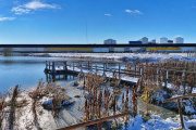 La Laguna de los Patos se encuentra inhabilitada para actividades sobre hielo