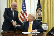Trump confirmó que llamó a la FIFA para que le levantaran la sanción a Balogun