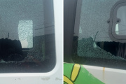 Vandalizaron una combi del CAAD de Río Grande y los daños superan los $3 millones