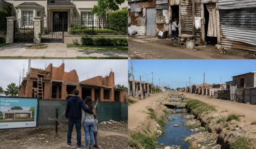 Crisis habitacional en Argentina: faltan 1,7 millones de viviendas y 5,7 millones de hogares padecen problemas